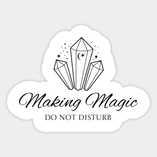 Making magic - Do not disturb Sticker